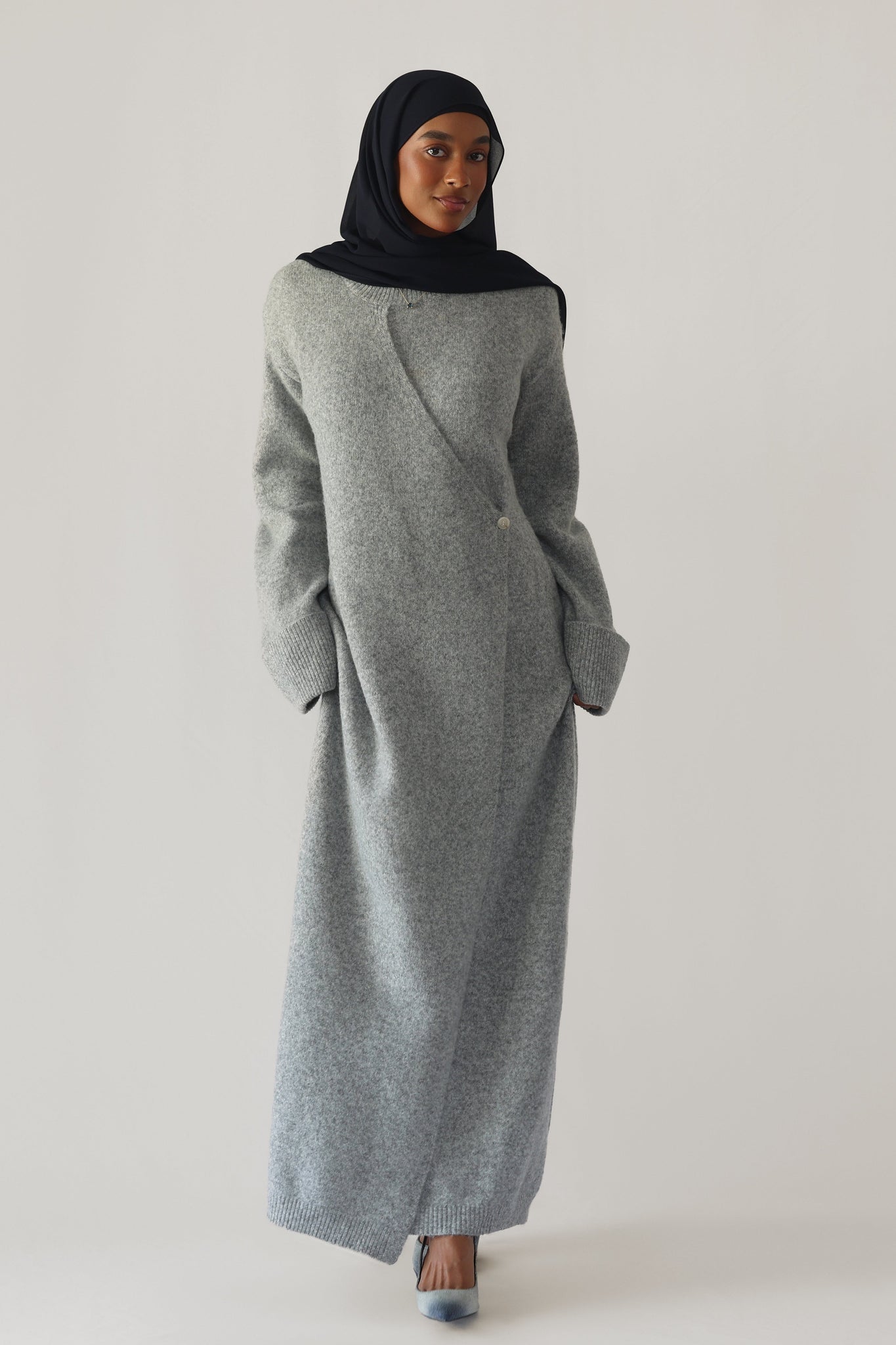 Ummie Cross Knit Sweater Dress