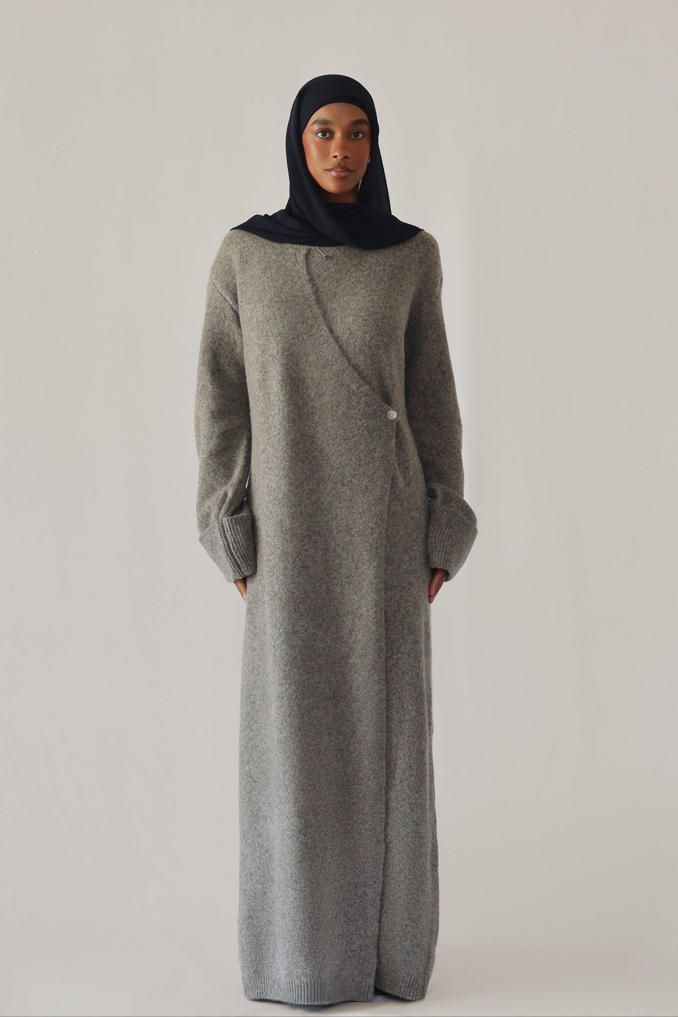 Ummie Cross Knit Sweater Dress