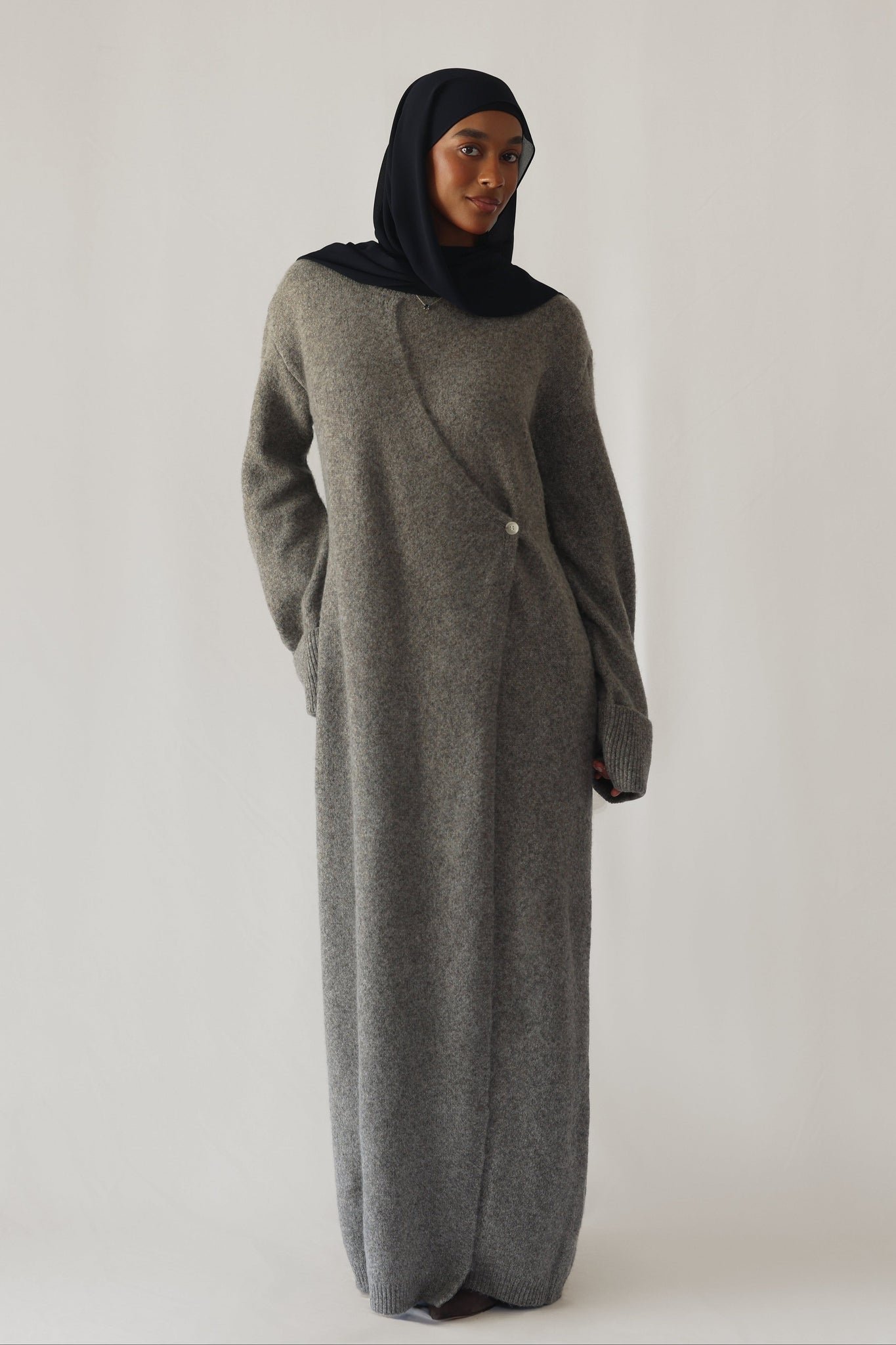 Ummie Cross Knit Sweater Dress