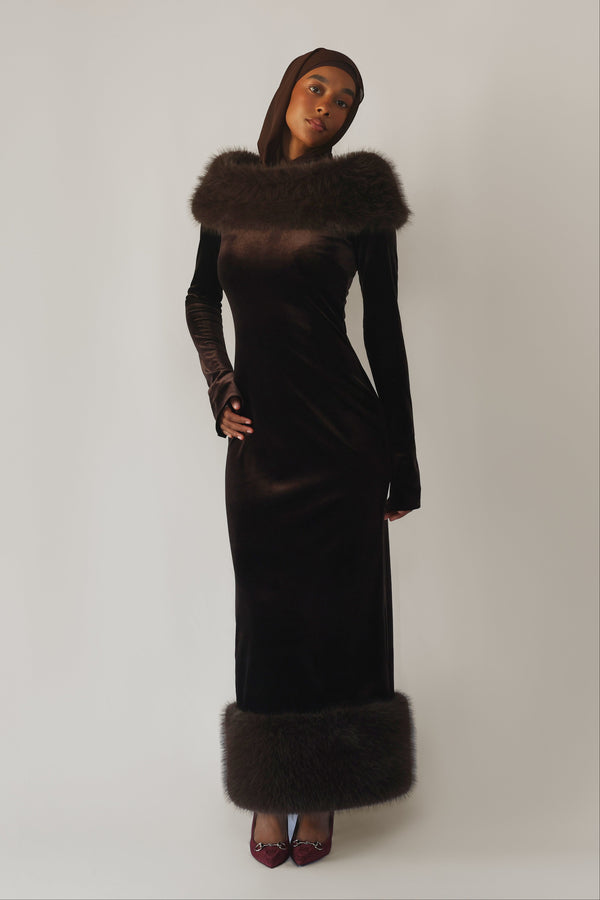 Laila Velvet Gala Gown