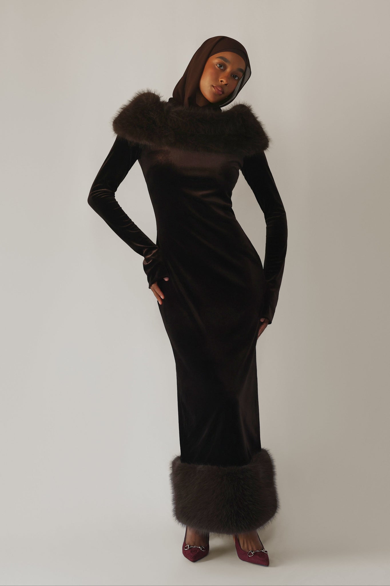 Laila Velvet Gala Gown