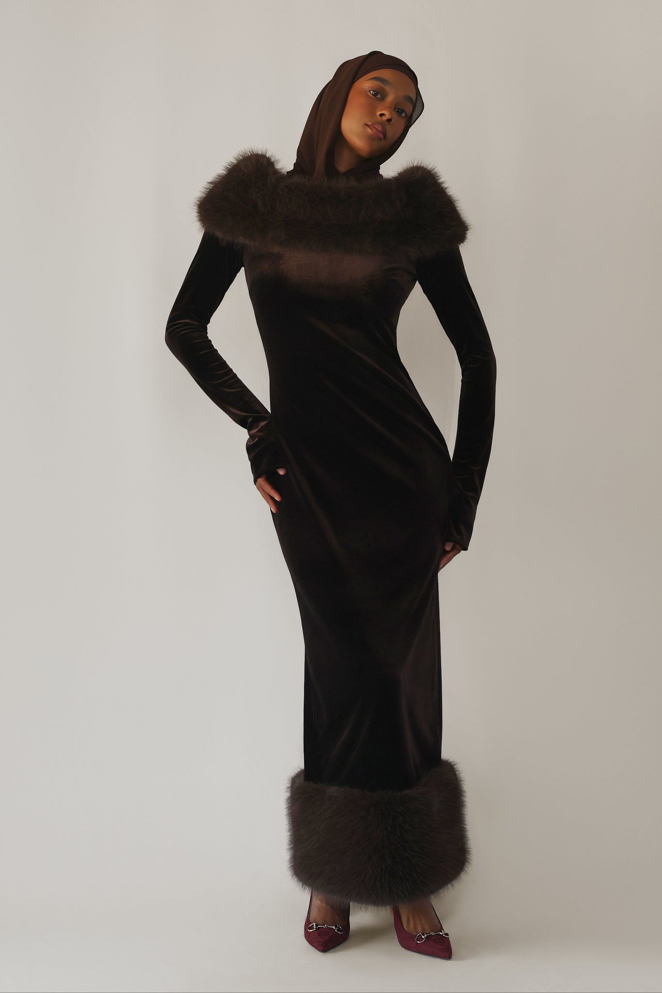 Laila Velvet Gala Gown