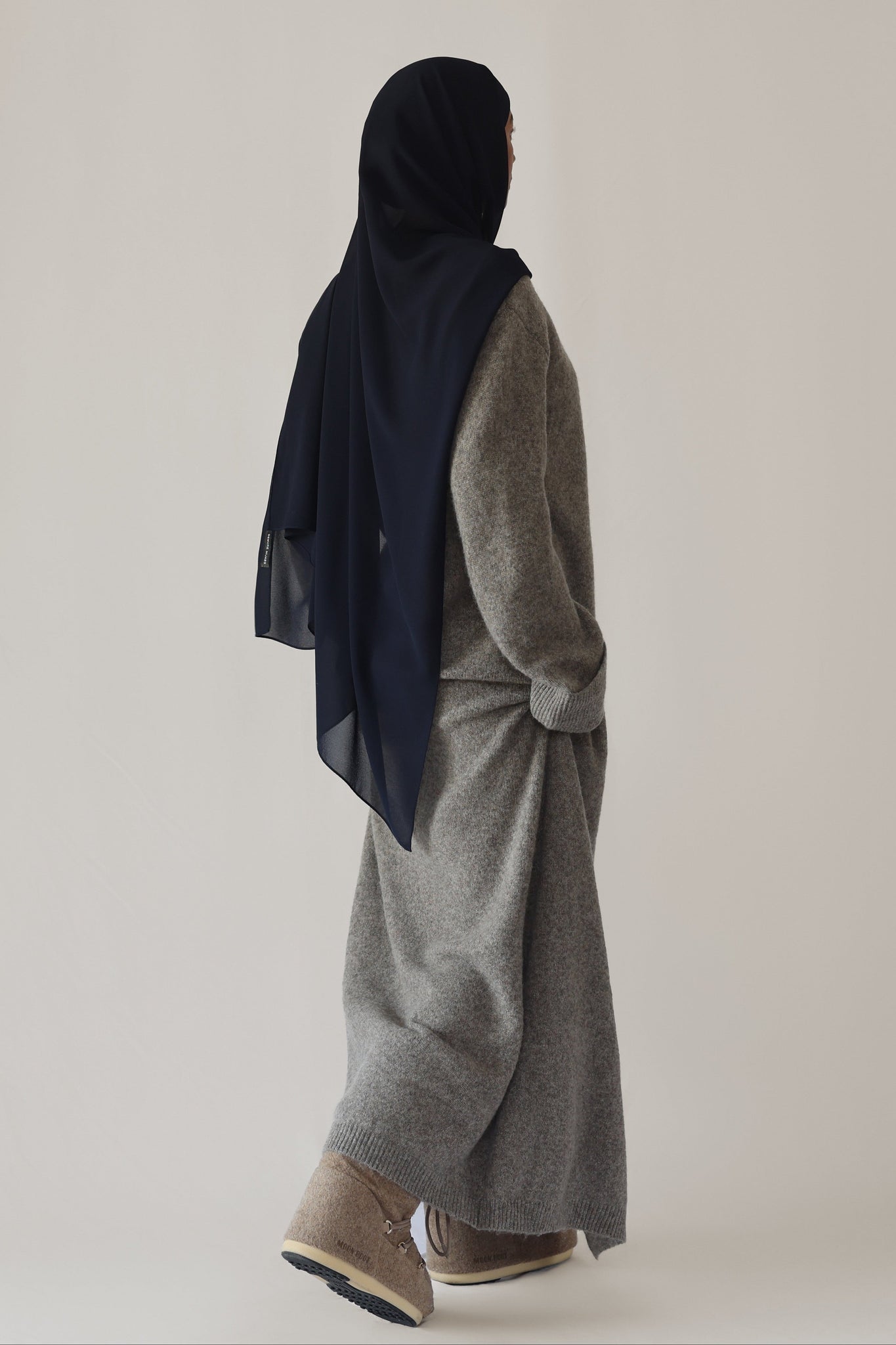 Ummie Cross Knit Sweater Dress