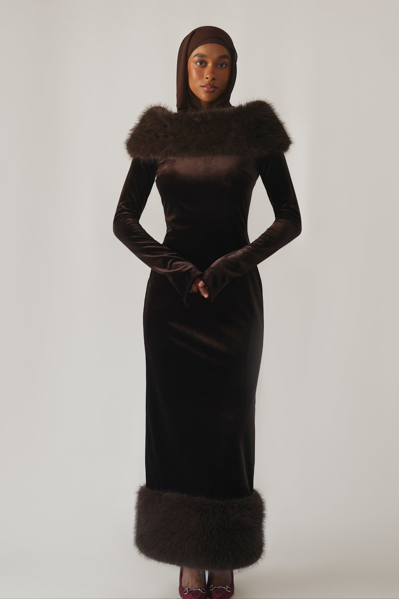 Laila Velvet Gala Gown