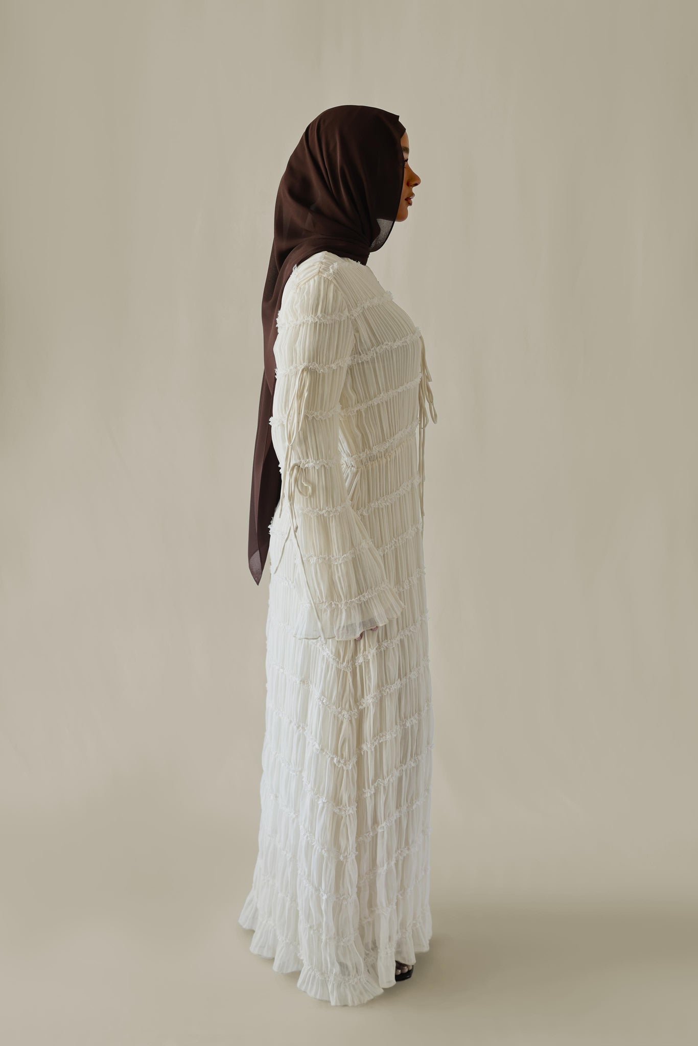 Sabriyah Chiffon Banded Dress