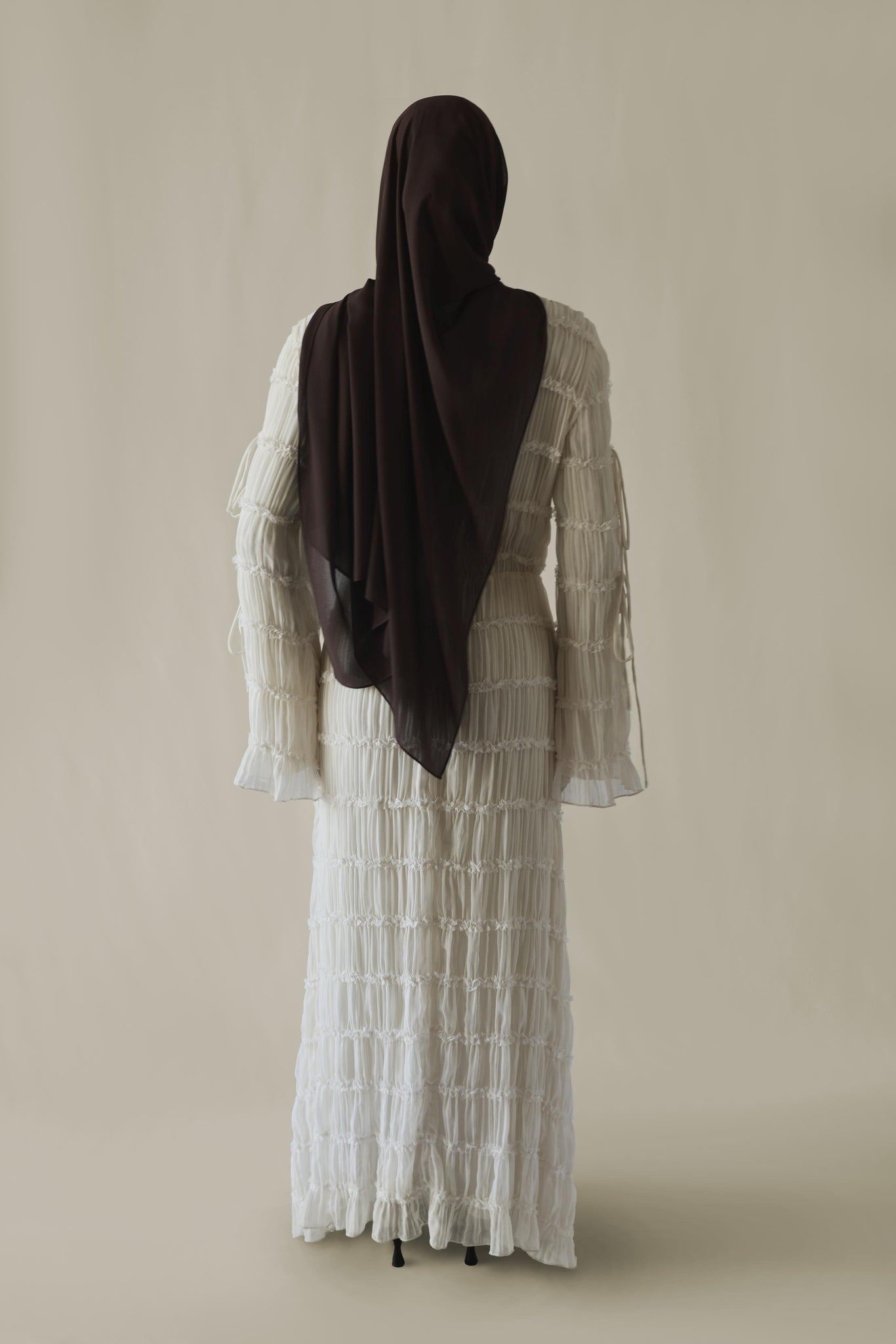 Sabriyah Chiffon Banded Dress