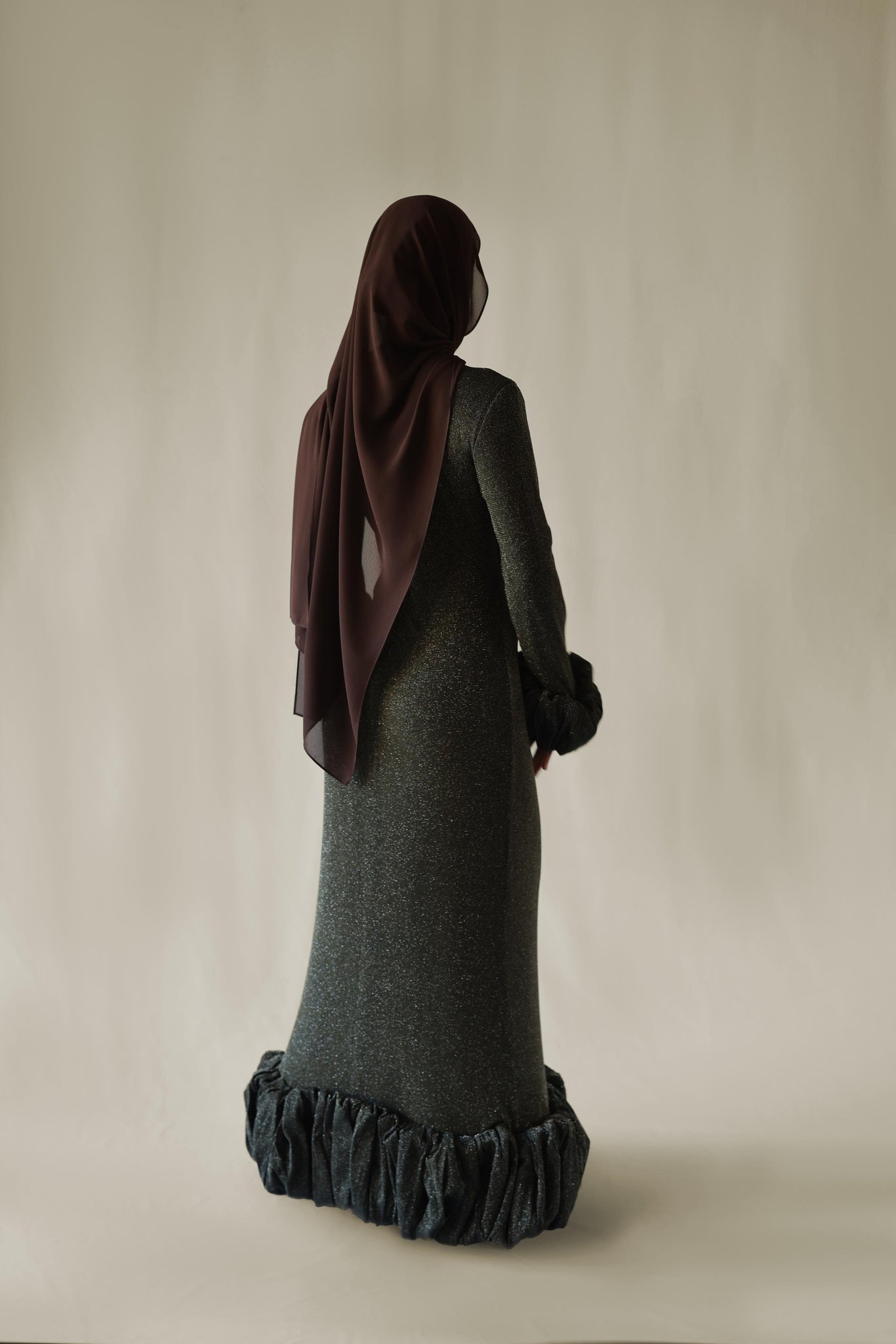 Lilah Olive Cloud Gown