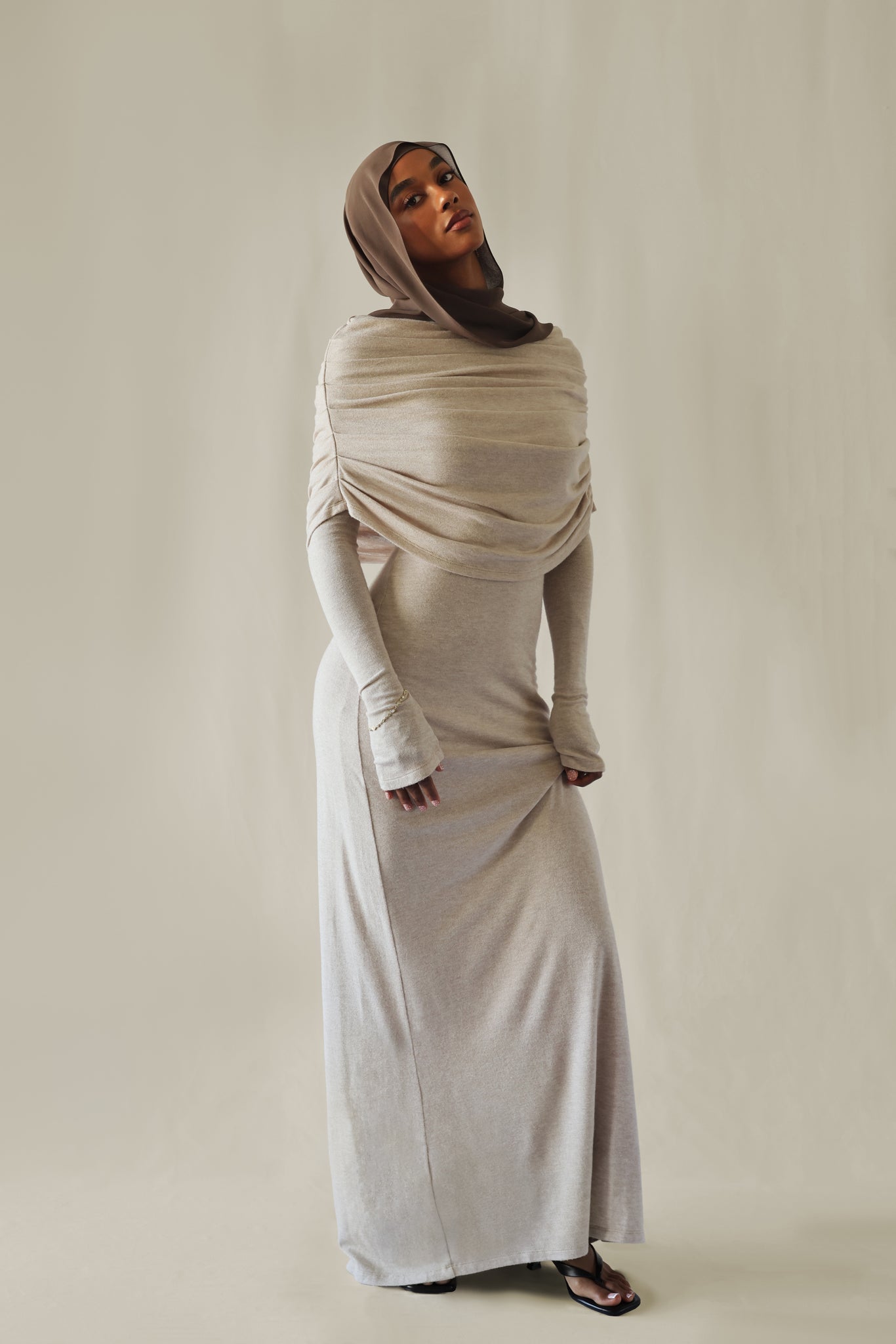 Brea Draped Wrap Dress