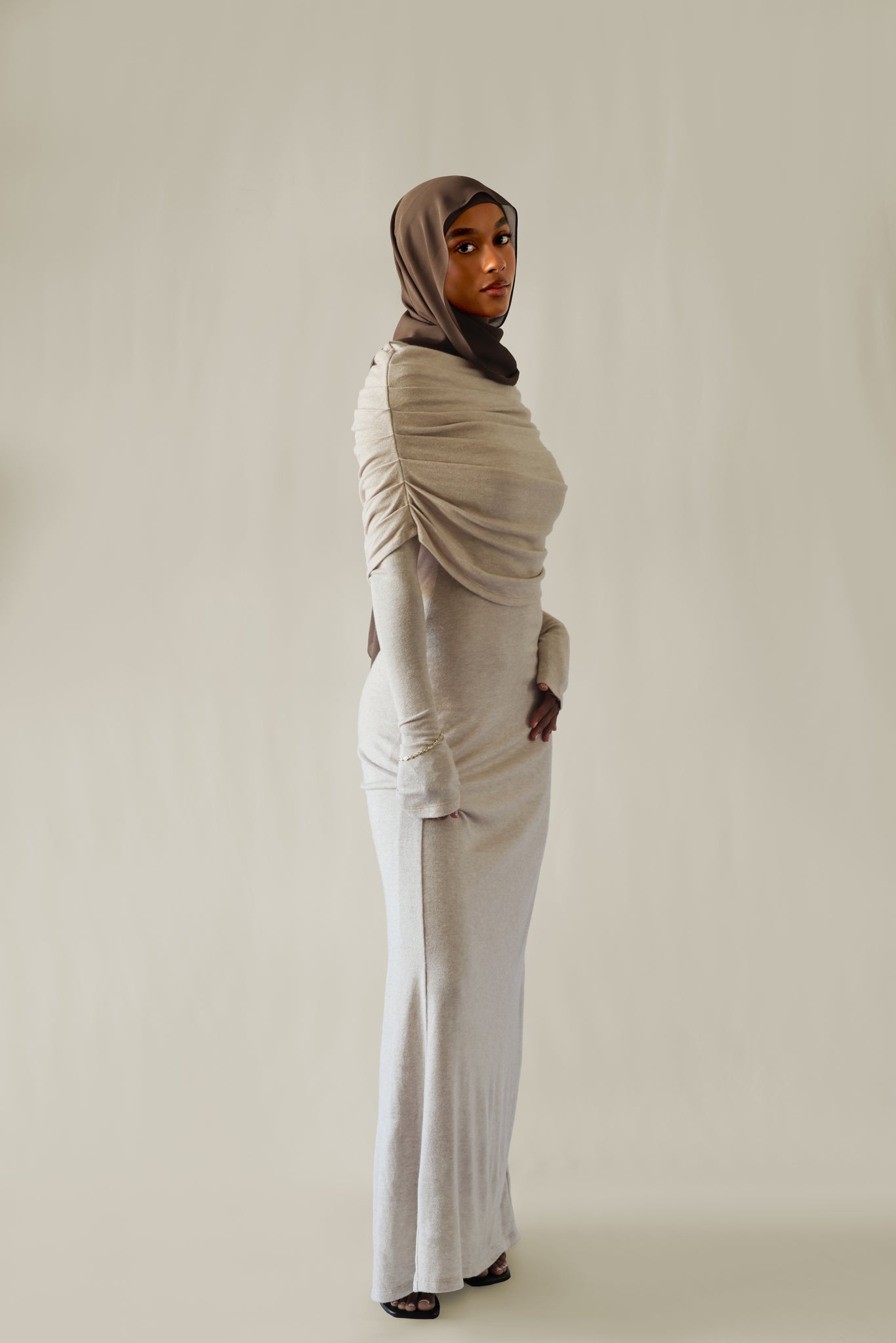 Brea Draped Wrap Dress